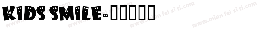 kids smile字体转换